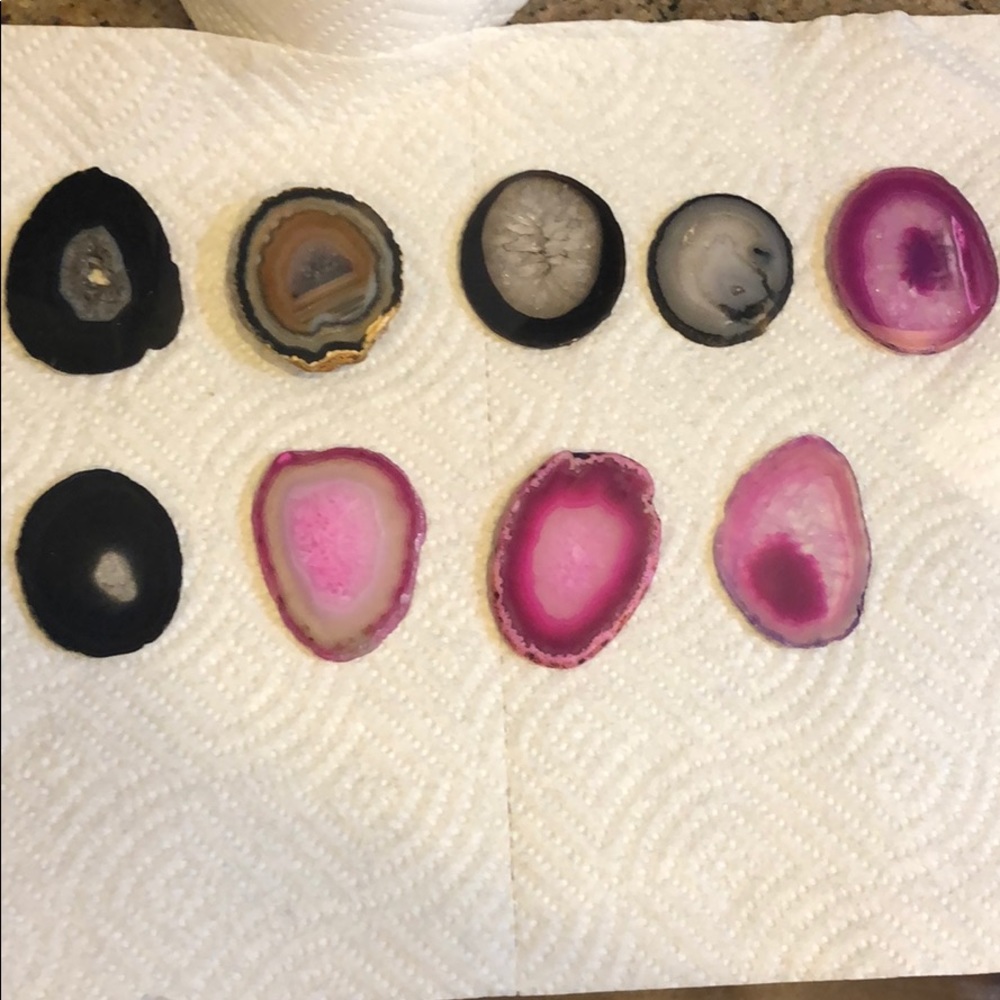 Custom Agate Phone Grips